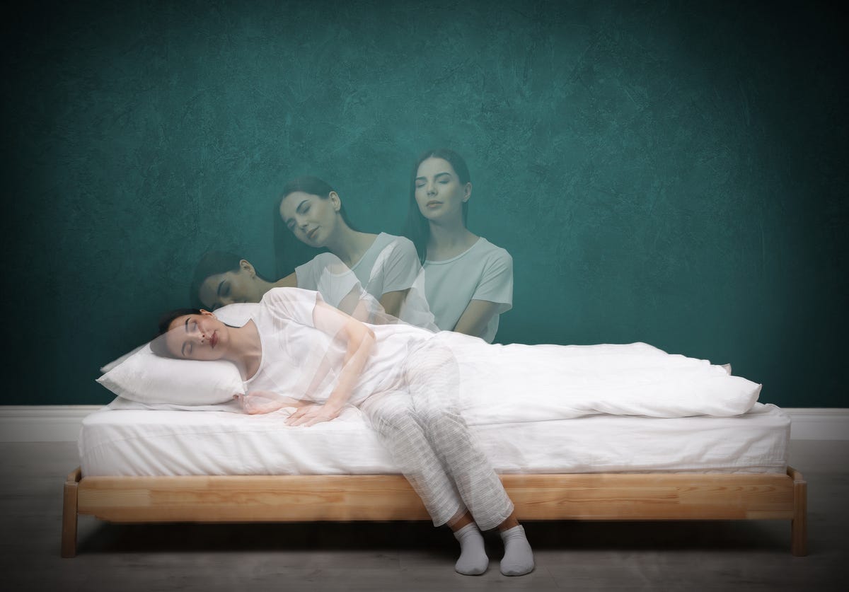 Exposure is common when a woman gets out of bed while sleeping