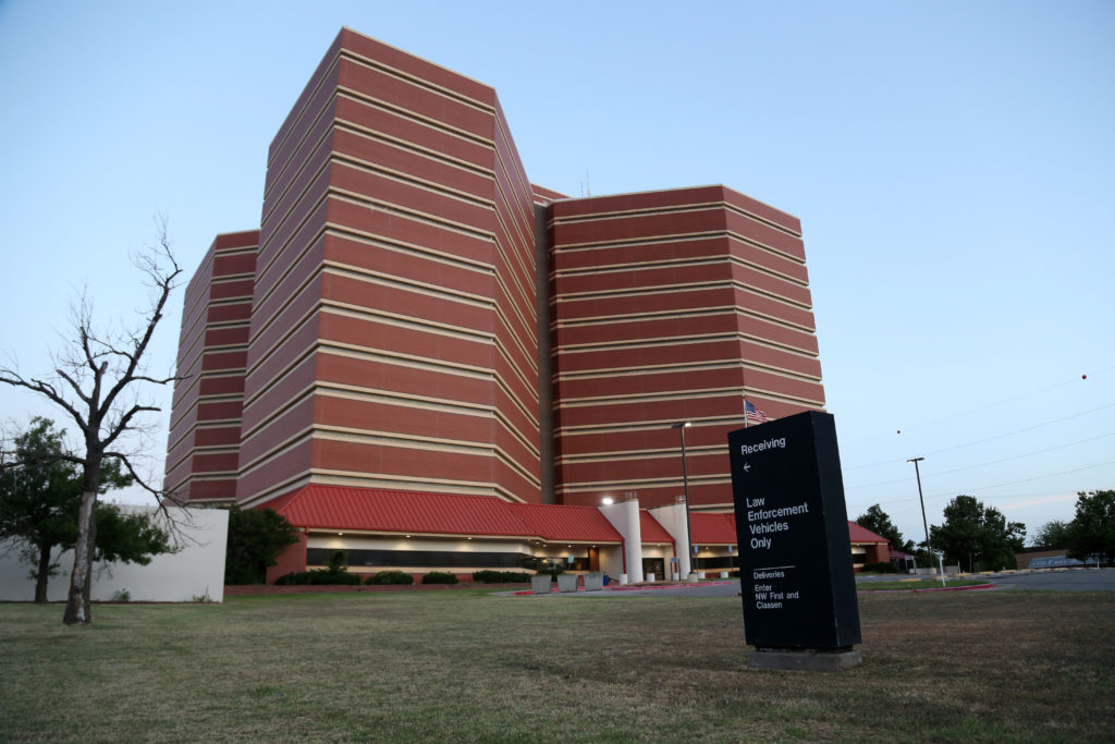 The Oklahoma County Detention Center in Oklahoma City, is the largest jail in the state and can hold as many as 2,800 peop...