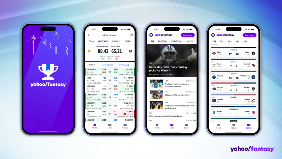 Experience your best football season with the redesigned Yahoo Fantasy app!