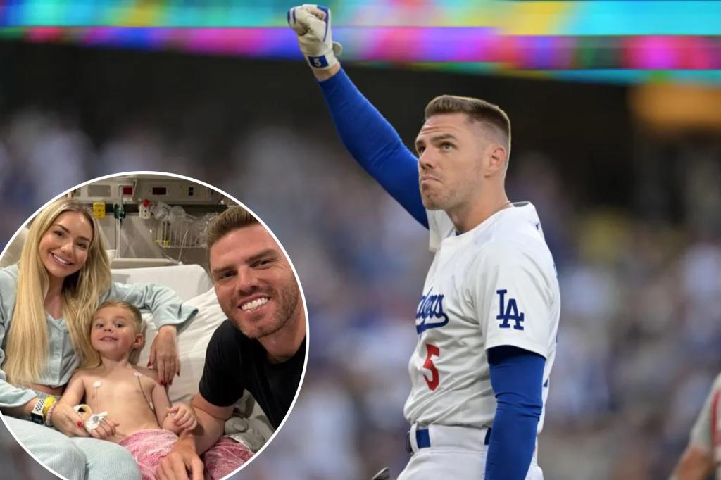 Freddie Freeman makes emotional Dodgers comeback after son's life scare