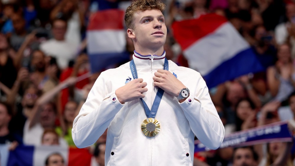 French Gold Medalist Leon Marchand Snubs Interview With Lea Salame's People-Focused Olympics Show Because 'It Doesn't Go Against His Principles'