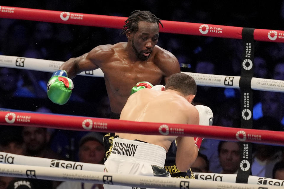 Terence Crawford walked the field for the first time since 2016 on Saturday night in Los Angeles.