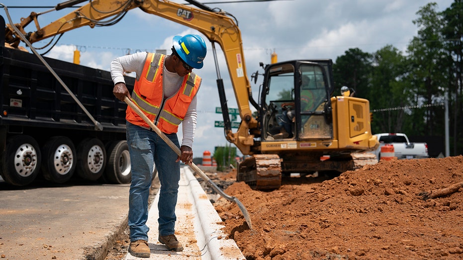 Construction work in North Carolina